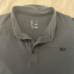Arc'teryx Men's Polo Shirt in Slate Blue